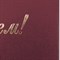 Папка адресная бумвинил "С ЮБИЛЕЕМ!", формат А4, бордовая, индивидуальная упаковка, STAFF "Basic", 129579 129579