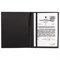 Папка адресная из натуральной кожи без надписи, формат А4, 32х25х1 см, черная, индивидуальная упаковка, 7-40, 7-40. 124790