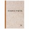 Книга учета 96 л., клетка, твердая, крафт, типографский блок, А4 (200х290 мм), STAFF, 126500 126500