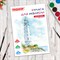 Папка для акварели А4, 20 л., 180 г/м2, индивидуальная упаковка, ПИФАГОР, 114300 114300