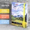 Скетчбук, белая бумага 160 г/м2, 145х203 мм, 64 л., резинка, твердый, BRAUBERG ART CLASSIC "Ван Гог", 114590 114590