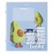 Тетрадь 18 л. BRAUBERG клетка, обложка картон, "ПЛЮШЕВЫЙ АВОКАДО", 106477 106477