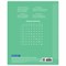 Тетрадь 24 л. BRAUBERG ЭКО "5-КА", клетка, обложка плотная мелованная бумага, ЗЕЛЕНАЯ, 403003 403003