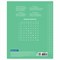Тетрадь 12 л. BRAUBERG ЭКО "5-КА", крупная клетка, обложка плотная мелованная бумага, ЗЕЛЕНАЯ, 104761 104761