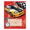Тетрадь 12 л., HATBER, косая линия, обложка картон, "Спортивные авто" (5 видов в спайке), 12Т5В6 105422