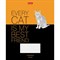 Тетрадь 18 л. HATBER клетка, обложка картон, "Умные звери" (5 видов в спайке), 18Т5В1 106266