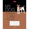 Тетрадь 18 л. HATBER клетка, обложка картон, "Умные звери" (5 видов в спайке), 18Т5В1 106266