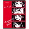 Тетради КОМПЛЕКТ 5 шт., А5, 48 л., BRAUBERG скоба, клетка, глянцевый лак, "Аниме", 404391 404391
