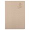Тетрадь 48 л. в линию обложка кожзам под рогожку, сшивка, A5 (147х210мм), БЕЖЕВЫЙ, BRAUBERG HARMONY, 403838 403838
