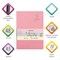 Тетрадь 48 л. в линию обложка кожзам под рогожку, сшивка, A5 (147х210мм), РОЗОВЫЙ, BRAUBERG HARMONY, 403837 403837