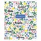 Тетрадь А5, 48 л., HATBER-ECO скоба, офсет №2 ЭКОНОМ, клетка, обложка мелованная бумага, "Паттерн", 48Т5D1 404485