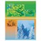 Тетрадь А5, 48 л., HATBER-ECO, скоба, офсет №2 ЭКОНОМ, клетка, обложка картон, "Seasons", 48Т5D1 113820