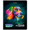 Тетрадь А5, 48 л., BRAUBERG, скоба, клетка, матовая ламинация, выборочный лак, "Animals Pop-Art" (микс в спайке), 404374 404374