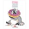Тетрадь, А5, 48 л., HATBER, скоба, клетка, обложка картон, "Прикольный Енот" (5 видов в спайке), 48Т5В1 403459