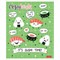 Тетрадь А5, 48 л., HATBER, скоба, клетка, обложка картон, "ПРИШЛА ЕДА" (5 видов в спайке), 48Т5лВ1 404153