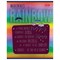 Тетрадь А5 48 л. HATBER скоба, клетка, металлизированный картон, "Rainbow" (5 видов в спайке), 48Т5мтлВ1 404477