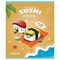 Тетрадь А5, 48 л., ПЗБМ, скоба, клетка, конгрев, выборочный TWIN лак, "Веселые Сушки" (5 видов), 028978 404460