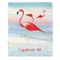 Тетрадь А5 48 л. АЛЬТ скоба, клетка, Soft Touch, фольга, "ФЛАМИНГО" (5 видов), 7-48-730 403748