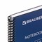 Тетрадь А4, 120 листов, BRAUBERG "Metropolis", спираль пластиковая, клетка, обложка пластик, ЧЕРНЫЙ, 403390 403390