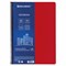 Тетрадь А4, 80 листов, BRAUBERG "Metropolis", спираль пластиковая, клетка, обложка пластик, КРАСНЫЙ, 403391 403391