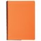 Тетрадь А4, 80 листов, BRAUBERG "Metropolis", спираль пластиковая, клетка, обложка пластик, ОРАНЖЕВЫЙ, 403395 403395