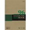 Тетрадь А4 96 л., HATBER, гребень, клетка, обложка крафт, подложка, "Экобук" (4 вида в спайке), 96Т4В1гр 113126