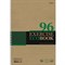 Тетрадь А4 96 л., HATBER, гребень, клетка, обложка крафт, подложка, "Экобук" (4 вида в спайке), 96Т4В1гр 113126