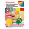 Цветная бумага А4 БАРХАТНАЯ САМОКЛЕЯЩАЯСЯ, 5 листов 5 цветов, 110 г/м2, BRAUBERG, 124727 124727
