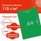 Цветная бумага А4 БАРХАТНАЯ САМОКЛЕЯЩАЯСЯ, 5 листов 5 цветов, 110 г/м2, ОСТРОВ СОКРОВИЩ, 129874 129874