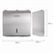 Диспенсер для полотенец LAIMA PROFESSIONAL INOX, (Система H3) V-сложения, нержавеющая сталь, матовый, 605696 605696
