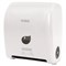 Диспенсер для полотенец в рулонах LAIMA PROFESSIONAL ECO (Система H1), механический, белый, ABS-пластик, 606550 606550
