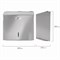 Диспенсер для полотенец LAIMA PROFESSIONAL INOX, (Система H3) V-сложения, нержавеющая сталь, зеркальный, 605697 605697