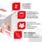 Полотенца бумажные (1 пачка 190 листов) LAIMA (H2) PREMIUM UNIT PACK, белые, 23х21 см, Z-сложение, 126559 126559