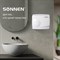 Сушилка для рук SONNEN HD-298, 1500 Вт, металлический корпус, антивандальная, белая, 604193 604193