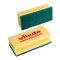 Губки VILEDA "Виледа", комплект 10 шт., для любых поверхностей, желтые, зеленый абразив, 7х15 см, 101397 - фото 49164303