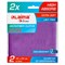 Салфетка из МИКРОФИБРЫ универсальная 25х25 см, КОМПЛЕКТ 2 шт., MULTI FIBER ULTRA, 280 г/м2, LAIMA, 607789 607789 - фото 49164734
