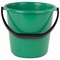 Ведро 10 л, без крышки, пластиковое, хозяйственное, УСИЛЕННОЕ, цвет ассорти, мерная шкала, LAIMA, 603895 603895