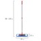 Швабра с флаундером 40 см, черенок 80-120 см, еврорезьба, насадка МОП микрофибра СИНЕЛЬ, индивидуальная упаковка пакет, LAIMA, 606314 606314