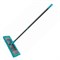 Швабра с флаундером 40 см, телескопический черенок 130 см, еврорезьба, МОП микрофибра (ТИП К), YORK "Salsa", 81300 604571