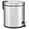 Ведро-контейнер-урна 20 л, с педалью, для мусора ЗЕРКАЛЬНОЕ, нерж. сталь, со съемным внутренним ведром, LAIMA "Classic Plus", ТУРЦИЯ, 608114 608114