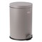 Ведро-контейнер-урна 20 л, с педалью, для мусора, СЕРОЕ, МАТОВОЕ, металлическое, со съемным внутренним ведром, LAIMA "Classic", 604946 604946