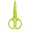 Ножницы ЮНЛАНДИЯ "МУЛЬТЯШКИ", 125 мм, с безопасными пластиковыми лезвиями, зеленые, 236983 236983