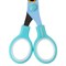 Ножницы 130 мм с цветной печатью "Пингвины", голубые, закругленные, BRAUBERG KIDS, 232271 232271