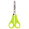 Ножницы ЮНЛАНДИЯ, 135 мм, с линейкой и футляром для лезвий, салатовые, блистер, 237109 237109