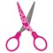 Ножницы 130 мм с цветной печатью "Сердечки", малиновые, закругленные, BRAUBERG KIDS, 232275 232275