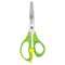 Ножницы ПИФАГОР, 130 мм, с усилителем, линейкой, зеленые, в картонной упаковке с европодвесом, 236857 236857