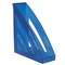Лоток вертикальный для бумаг BRAUBERG "Office style", 245х90х285 мм, тонированный синий, 237282 - фото 49177799