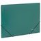 Папка на резинках BRAUBERG, стандарт, зеленая, до 300 листов, 0,5 мм, 221621 - фото 49180554