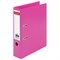 Папка-регистратор BRAUBERG "EXTRA", 75 мм, розовая, двустороннее покрытие пластик, металлический уголок, 228575 - фото 49183439