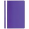 Скоросшиватель пластиковый STAFF, А4, 100/120 мкм, фиолетовый, 229237 - фото 49185088
